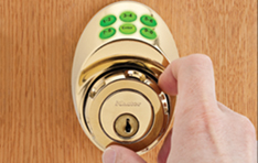 Door Hardware: Electronic keypad